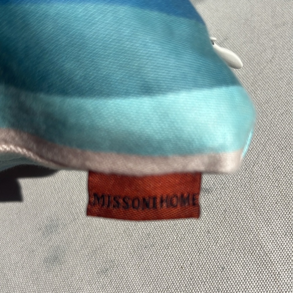 Missoni Home Multi-Colored Stripped Accent Pillow Cover (insert not included) - Picture 3 of 6